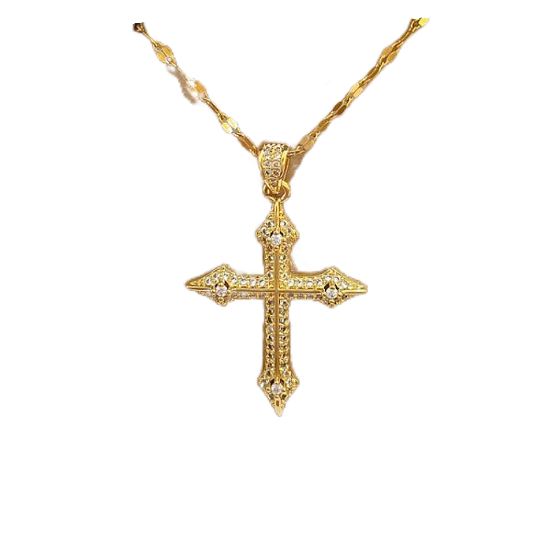 Fashion Cross Necklace with Exquisite Craftsmanship